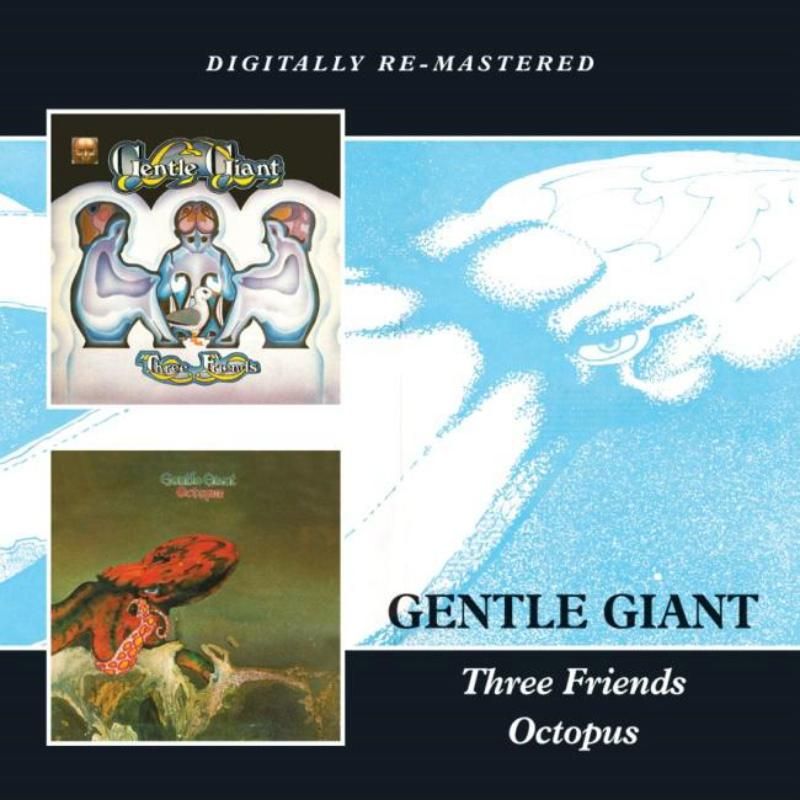 Gentle Giant – Three Friends / Octopus  2 x CD, Album, Réédition, Compilation, Remasterisé