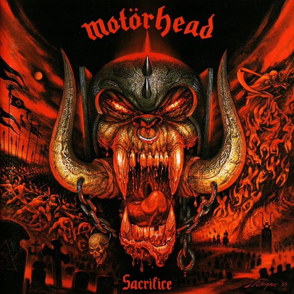 Motörhead – Sacrifice  Vinyle, LP, Album, Réédition, Transparent Orange