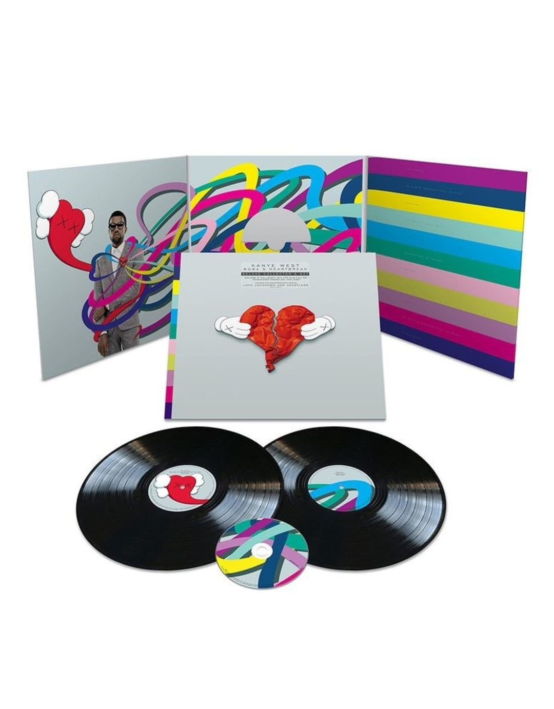Kanye West ‎– 808s &amp; Heartbreak  2 × Vinyle, LP, Réédition, Album + CD, Album