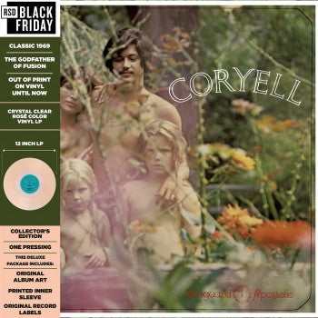 Larry Coryell - Coryell  Vinyle, LP, Album, Édition Limitée, Crystal Clear Rose