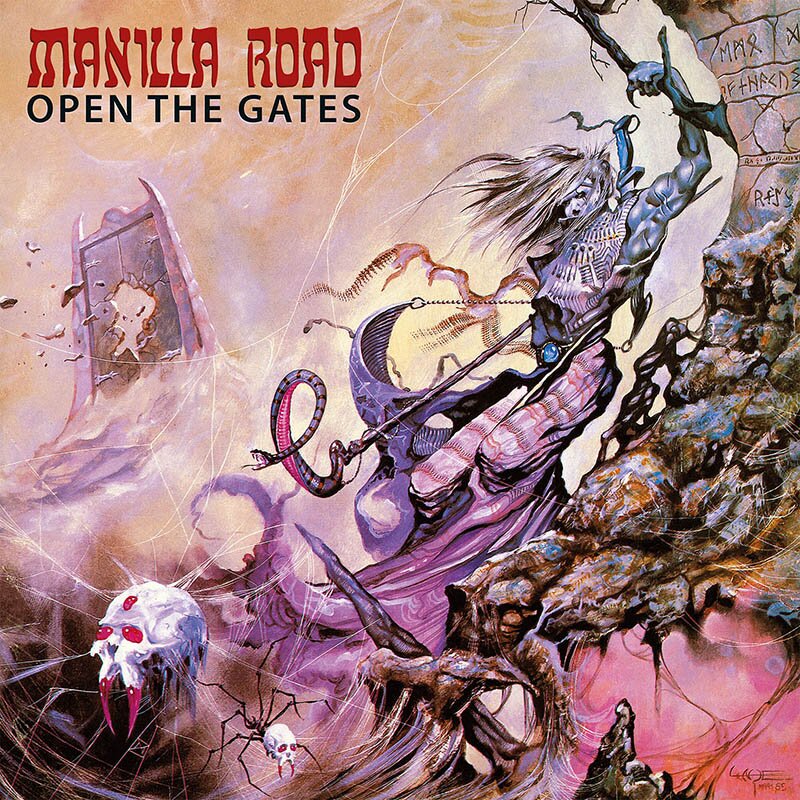 Manilla Road - Open The Gates  Vinyle, LP, Album, Édition Limitée, Réédition