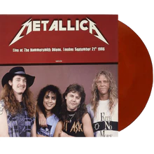 Metallica – Live At The Hammersmith Odeon (London September 21, 1986)  Vinyle, LP, Rouge, 180 grammes