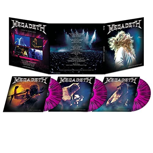 Megadeth – A Night In Buenos Aires  3 x Vinyle, LP,  Édition limitée, Purple w/ Black Splatter