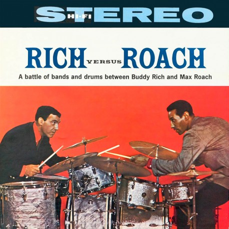 Buddy Rich And Max Roach – Rich Versus Roach  Vinyle, LP, Album, Réédition, Stéréo