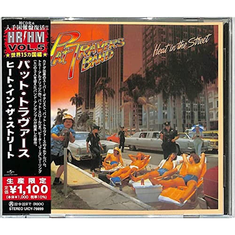 Pat Travers Band – Heat In The Street  CD, Album, Édition Limitée, Réédition