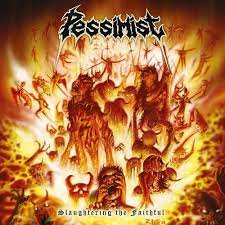 Pessimist – Slaughtering The Faithful  Vinyle, LP, Album, Édition Limitée, Gatefold, Yellow, Red and Orange Marble