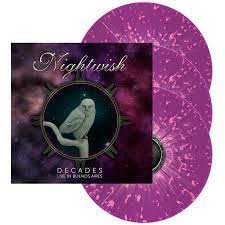 Nightwish ‎– Decades (Live In Buenos Aires)  3 × Vinyle, LP, Album, Édition limitée, Violet avec éclaboussures roses