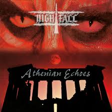 Nightfall ‎– Athenian Echoes  2 × Vinyle, LP, Album, Édition limitée, numérotée, rouge et noir marbré