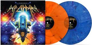 Artistes Divers - The Many Faces Of Def Leppard 2 × vinyle, LP, compilation, vinyle marbré orange / bleu transparent