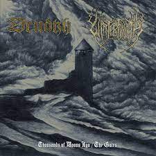 Drudkh / Winterfylleth – Thousands Of Moons Ago / The Gates  Vinyle, 12", 45 RPM, EP, Édition Limitée, Numéroté, Repress, Or / Marbre Noir