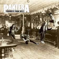 Pantera ‎– Cowboys From Hell Vinyle, LP, Édition limitée, Réédition, White &amp; Whiskey Brown Marbled