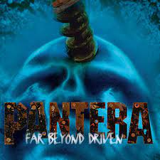 Pantera ‎– Far Beyond Driven  Vinyle, LP, Album, Édition limitée, Réédition, Réédition White & Blue Marbled