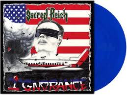 Sacred Reich ‎– Ignorance  Vinyle, LP, Édition Limitée, Réédition, Bleu Cobalt Transparent