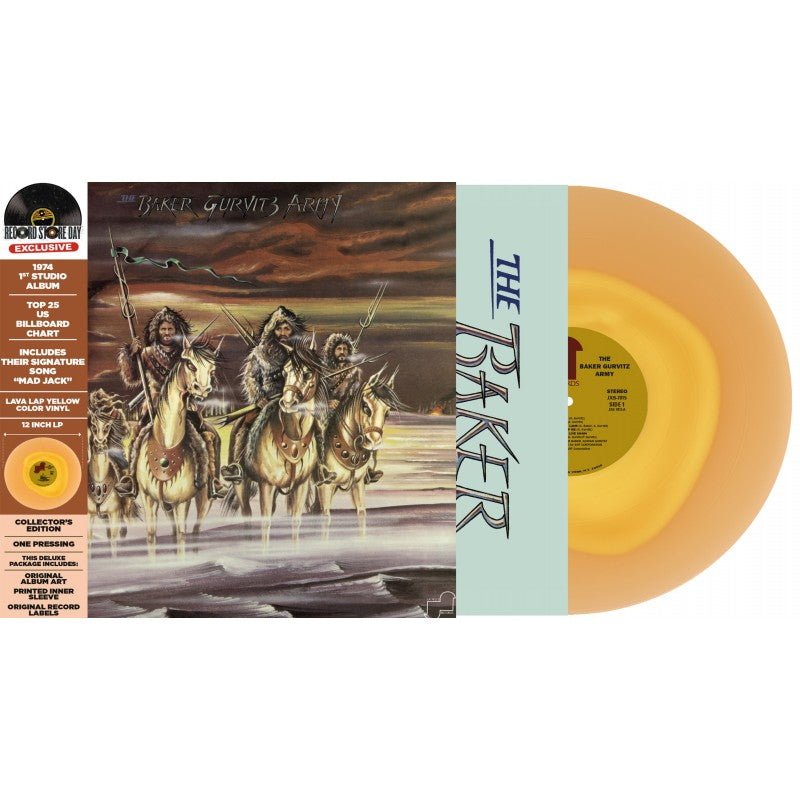 Baker Gurvitz Army - The Baker Gurvitz Army Vinyle, LP, Lava Lap Yellow