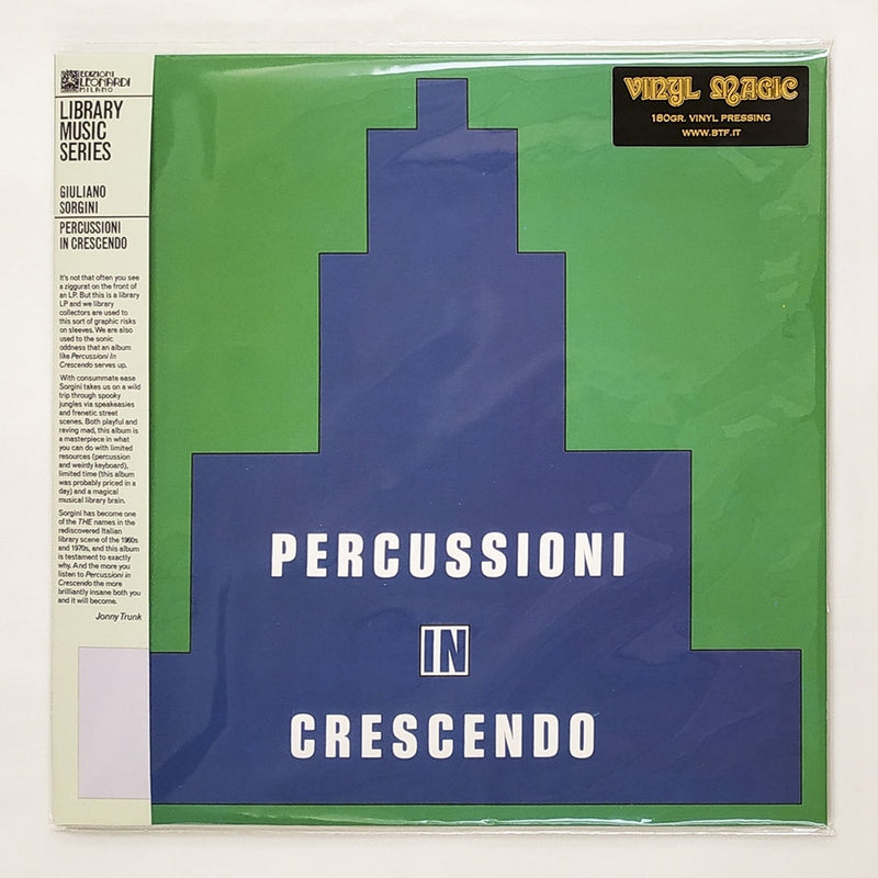 Giuliano Sorgini – Percussioni In Crescendo Vinyle, LP, Édition Limitée, Réédition